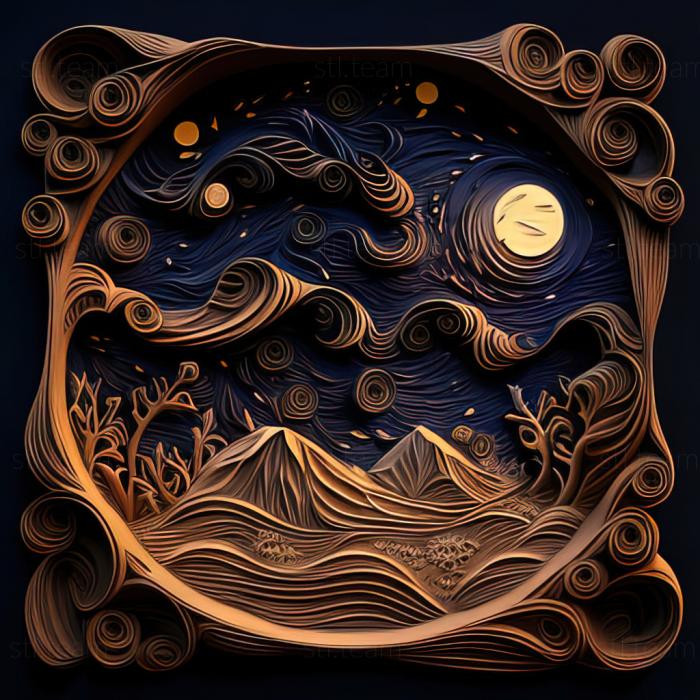 Картины Звездная ночь